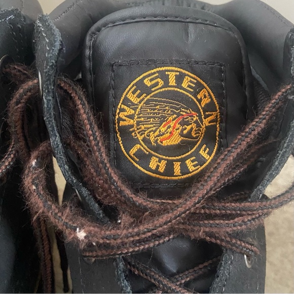 Weastern Chief brown and beige men steel shank winter rain boots. Size 8. Used. - Picture 11 of 12